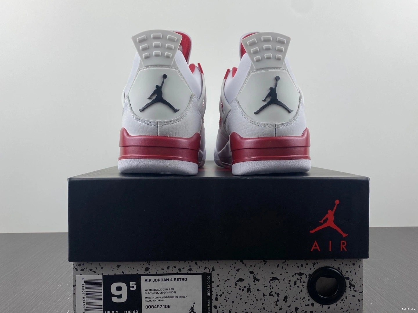 - Retro 308497-106 89 Jordan 4 Alternate 1230